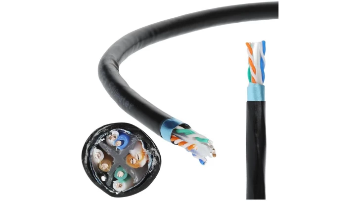 Kabel teleinformatyczny securityNET F/UTP kat.6 PE zewnętrzny suchy /bębnowy/ SEC6FTPD