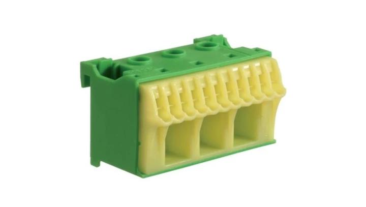 Blok samozacisków QC 63A zielony 14 przyłączy 33x60x34mm KN14E
