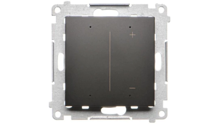 Ściemniacz do taśm LED-owych Wi-Fi, 12-24 V, 120W SIMON 54 GO czarny Kontakt Simon DESW1W.01/49