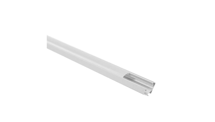 Profil R01 narożny biały + klosz mleczny 1m