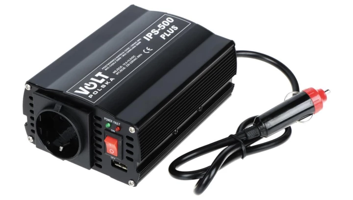 Przetwornica napięcia 12V / 230V 350/500W PLUS VOLT