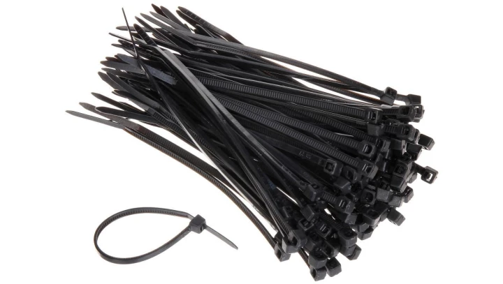 Opaski zaciskowe 3,5mm/150mm czarne 100szt