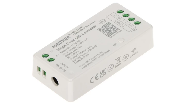 Ściemniacz strefowy RF 12V 144W 12A Mi-light fut036s Strefowy (do 4 stref) odbiornik