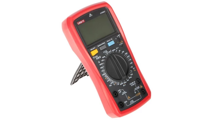Miernik uniwersalny z pomiarem True RMS i funkcją wykrywania pola elektrycznego NCV multimetr cyfrowy z wyświetlaczem LCD UNI-T