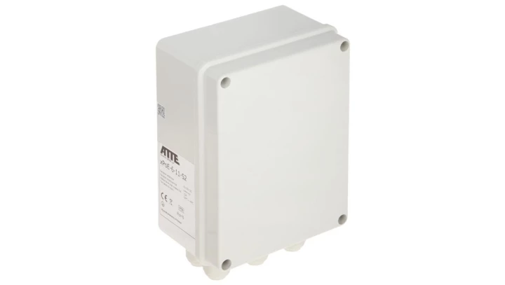 Switch PoE 6 portowy 10/100Mbps (5xPoE + 1xUplink), bezpieczniki elektroniczne, tryb Long Range, w obudowie zewnętrznej ABOX-S2