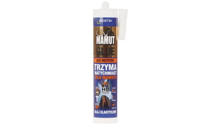 BOSTIK MAMUT GLUE klej uniwersalny montażowy biały 290ml 07BCMG