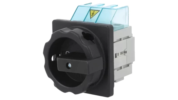 Rozłącznik główny 3P 32A 11.5kW AC23A 400V pokr czarne montaż tablicowy 4 otwory 3LD2203-0TK51