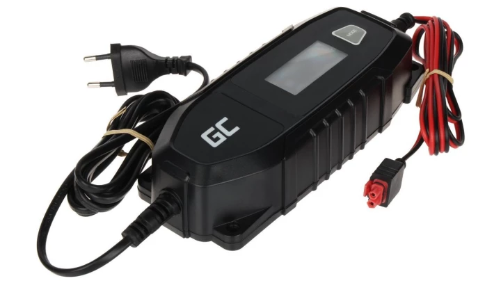 Ładowarka Green Cell, prostownik do Akumulatorów 6V / 12V (4A) z funkcją inteligentnej diagnostyki