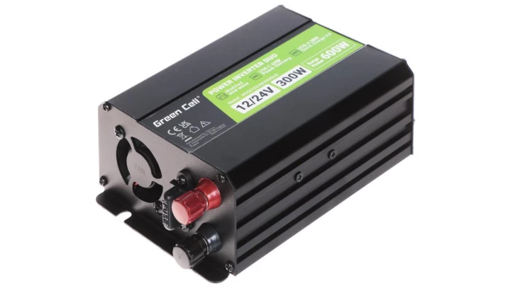Przetwornica samochodowa GC DUO 12V / 24V Inwerter napięcia 300W / 600W Modyfikowana sinusoida