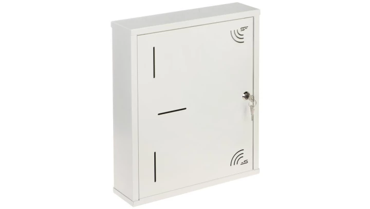 Szafka multimedialna lokalowa 340x420x90mm biała natynkowa