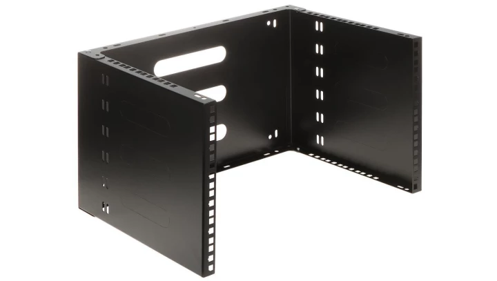 Uchwyt ścienny do urządzeń RACK 19 cali 6U 330mm czarny