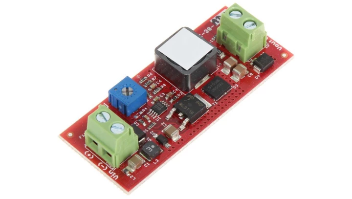 Przetwornica obniżająca napięcie z regulacją 3...12V Vin 6...50VDC, Vout 3,3V...12VDC, Iout 2,5A, moduł do zabudowy