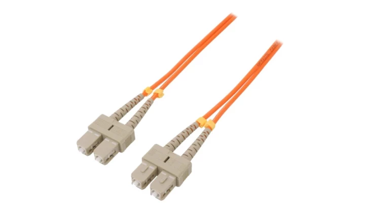 Qoltec Patchcord światłowodowy SC/UPC - SC/UPC Multimode 50/125 OM2 Duplex 1m