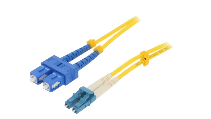 Qoltec Patchcord światłowodowy SC/UPC - LC/UPC Singlemode 9/125 G652D Duplex 5m
