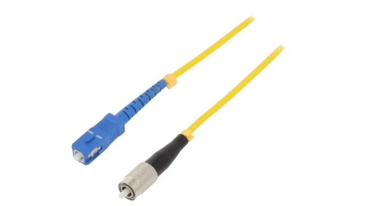 Qoltec Patchcord światłowodowy SC/UPC - FC/UPC Singlemode 9/125 G652D Duplex 5m