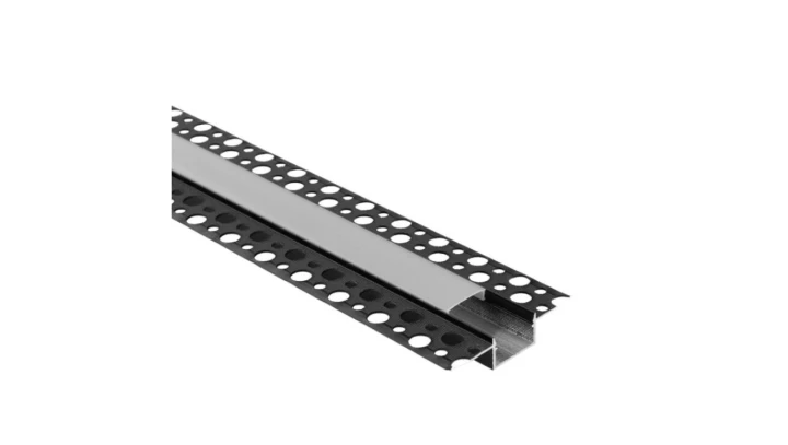 Profil GPS01 podtynkowy czarny + klosz mrożony 1m