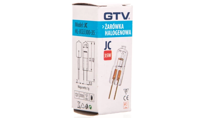 Żarówka halogenowa jc g53, 35W