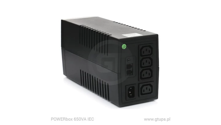 Zasilacz awaryjny UPS GT POWERbox 850VA/480W Line-Interactive 4x IEC C13 GTPOWERbox0850IEC
