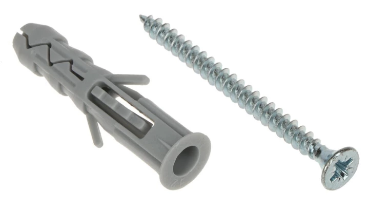 Kołki rozporowe wkręcane KRX 8x40 z wkrętem z łbem stożkowym PZ 4x50 Wkręt-met /100szt/