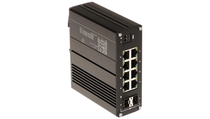 Switch 8x RJ45 1000Mb/s, 2x SFP, 2-pin DC. L2, zarządzalny Teltonika TSW212