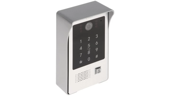 Stacja bramowa natynkowa, frezowane aluminium, wbudowany czytnik RfiD i szyfrator. Obiektyw regulowany 1,3MP AHD / 800TVL