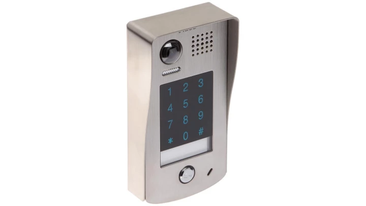 Jednoabonentowa stacja bramowa z wbudowanym zamkiem szyfrowym umożliwiającym otwieranie wejścia za pomocą kodu, DUO S1301D