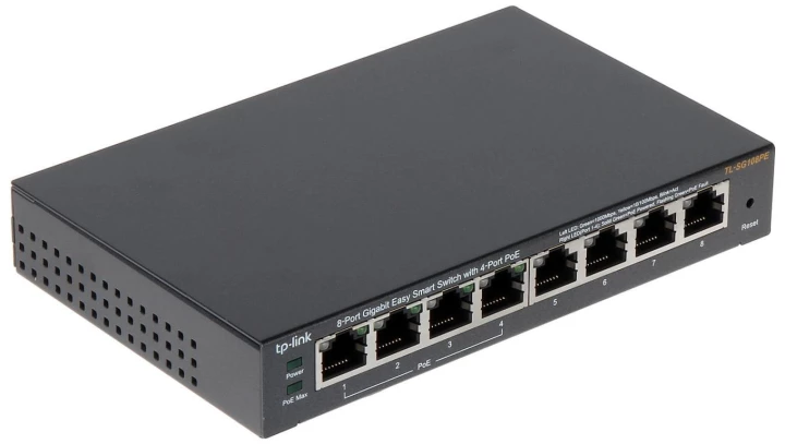 Switch TP-LINK TL-SG108PE (8x 10/100/1000Mbps)