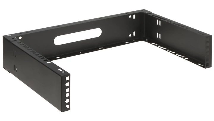 Uchwyt ścienny do urządzeń RACK 19 cali 2U 330mm czarny