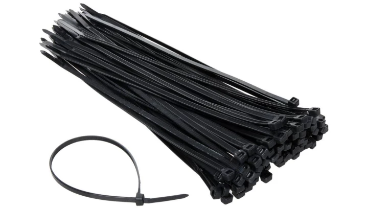 Opaski kablowe zaciskowe 4,2mm/250mm czarne 100szt