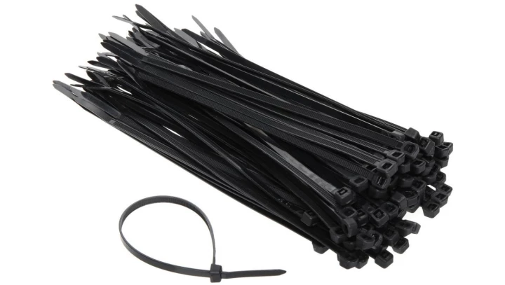 Opaski kablowe zaciskowe 4,2mm/200mm czarne 100szt