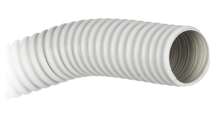 Rura karbowana elektroinstalacyjna GUS (RSF) 38/32mm wzmocniona spiralą giętka samogasnąca peszel elastyczny 320N PVC UV szara 3