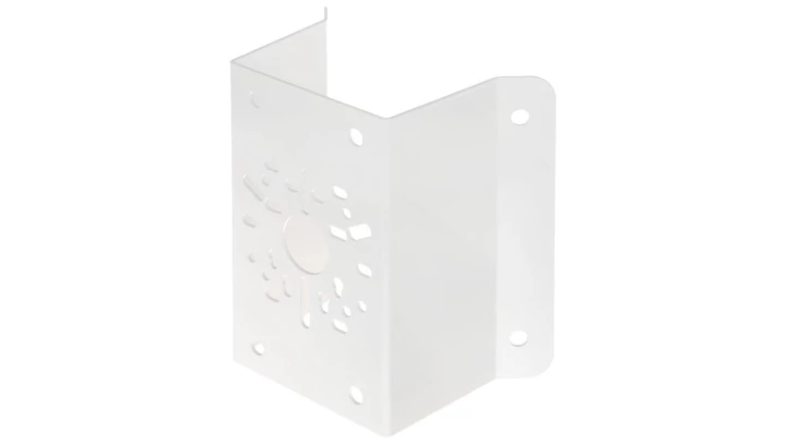 Uchwyt narożny do kamer 184x195x113mm biały
