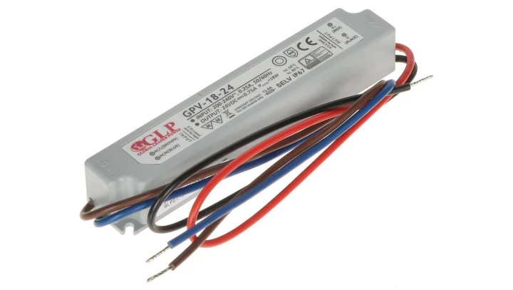 Zasilacz GPV 18W 24V DC ip67 gpv-18-24 led glp