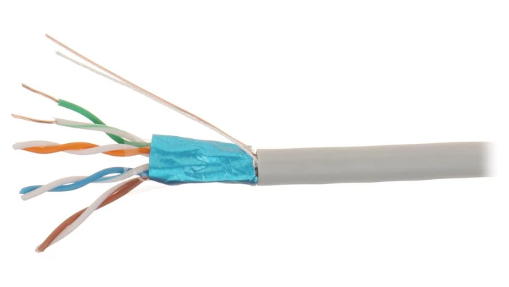 Kabel teleinformatyczny skrętka CAT. 5e FTP CU 4x2xAWG24 /305m
