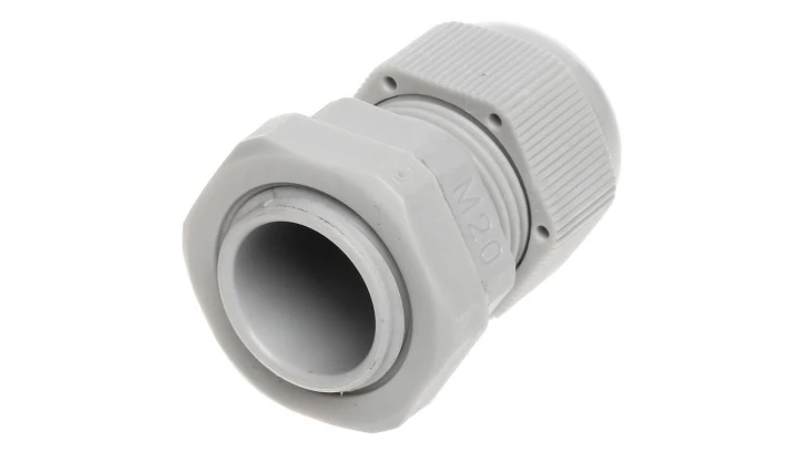 Dławnica kablowa poliamidowa M20 IP68 DP-EN 20 HM szara E03DK-01040100301