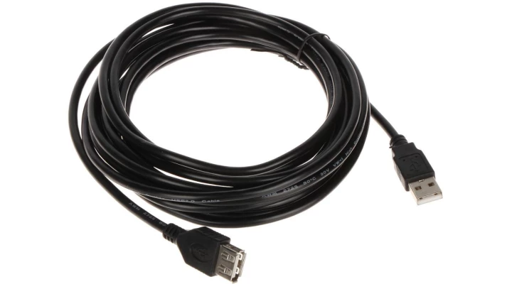 Przedłużacz USB 2.0 High Speed 5m LANBERG CA-USBE-10CC-0050-BK