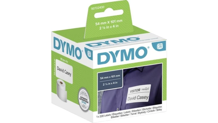 Etykiety do drukarek transportowe 101x54mm białe S0722430 /1rolka x 220szt./