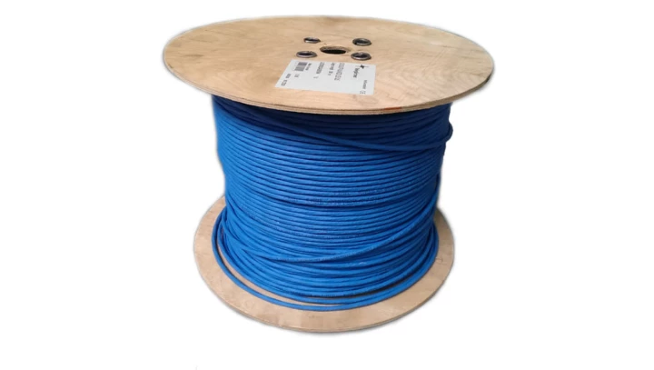 Kabel F/UTP Kat.6 drut 4x2xAWG23/1 LSOH 500m niebieski L02002A0263