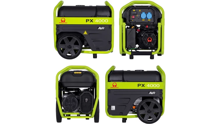 PRAMAC Agregat prądotwórczy przenośny PX4000 1 fazowy 2,5kVA (zbiornik 18,5 l )z kółkami AVR