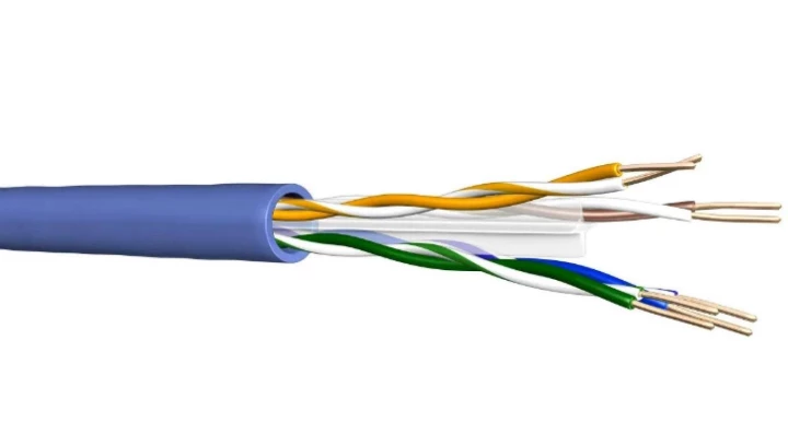 Kabel CU DRAKA UC400 HD kat. 6 U/UTP 4P LSHF niebieski Eca (500m)