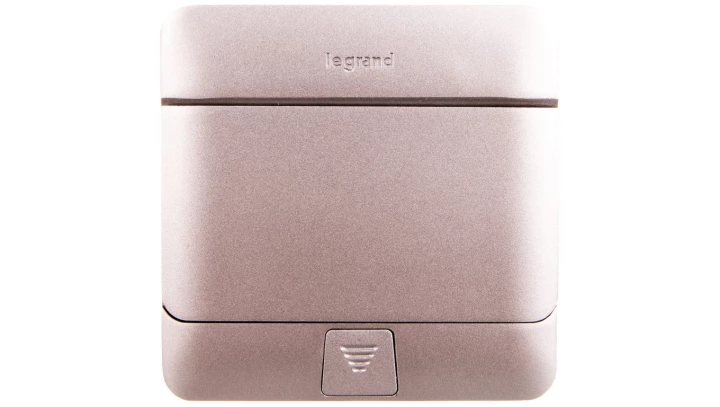 Pop-up Puszka podłogowa 100x100x61,2mm 3-modułowa aluminium 054010