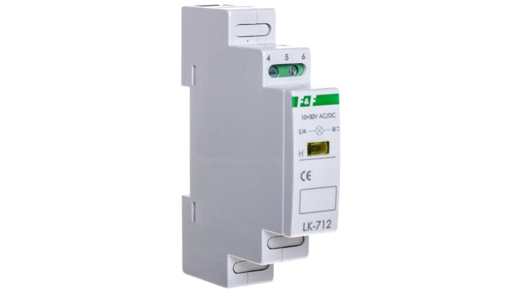 Lampka modułowa 1-fazowa żółta 10-30V AC/DC LK-712Y-10-30V