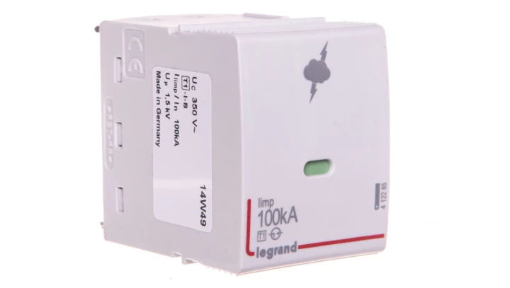 Wkład ogranicznika przepięć Typ T1 25kA N-PE 350V AC 1,5kV ON 300 412285