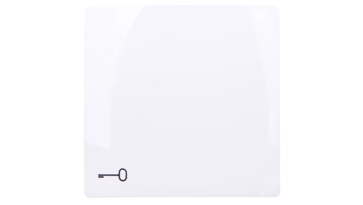 Simon Basic Klawisz pojedynczy z symbolem klucza biały BMKWK1/11