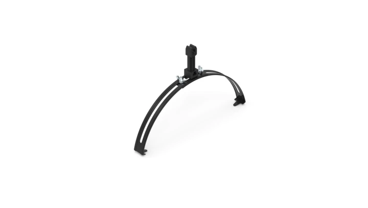 Uchwyt gąsiorowy uniwersalny G6 z plastikiem 125-205mm lakierowany 59.2 LA 9005 /95900215/