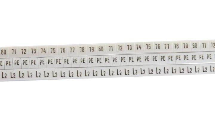 Oznacznik DK1/Z5 /UZIEMIENIE/ biały 89332006 /100szt./