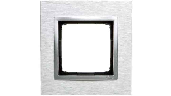 Simon 54 Nature Ramka pojedyncza metal INOX KLASYCZNY DRN1/77
