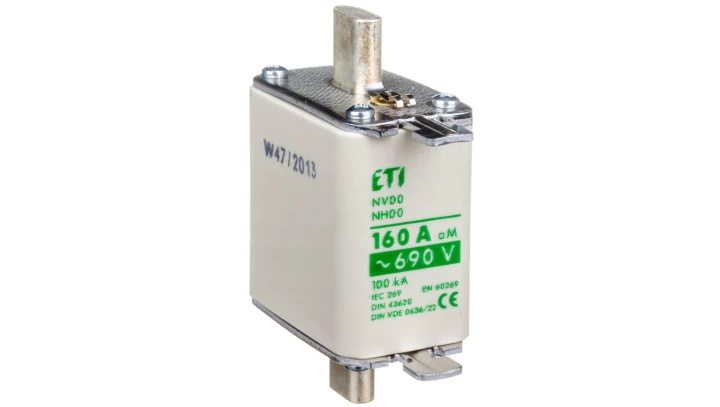 Wkładka bezpiecznikowa NH00 160A aM 690V WT-00 004111736