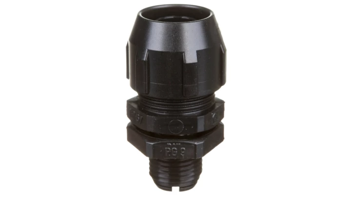 Dławnica do rur ochronnych PG9 IP66 czarna WPD 9/9 E03DK-07030100201