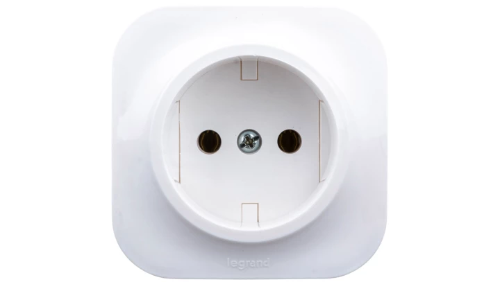 FORIX Gniazdo pojedyncze b/u 16A IP20 białe 782410